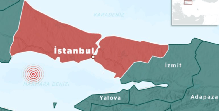 İstanbul'da hissedilen bir deprem daha oldu