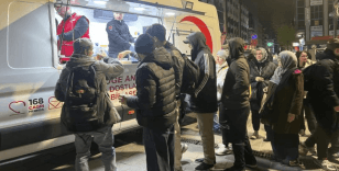 Türk Kızılay depremler sonrası gıda desteğini sürdürüyor