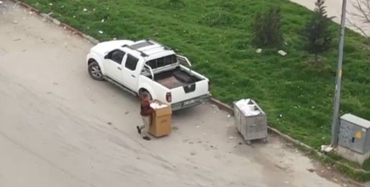 Dron ile tespit ettiler çevreyi kirletenlere ceza yağdırdılar