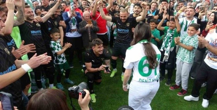 Muğlaspor futbolcusu Demir’den sürpriz evlilik teklifi

