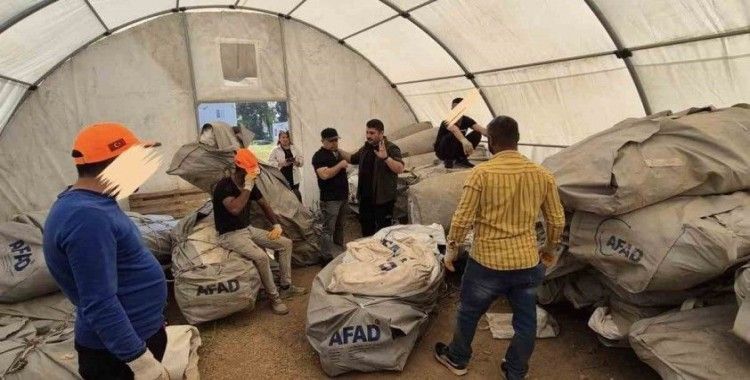 AFAD çadırları muhtemel afetlere hazırlandı
