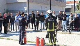 Büyükşehir’in yangın eğitimleri sürüyor

