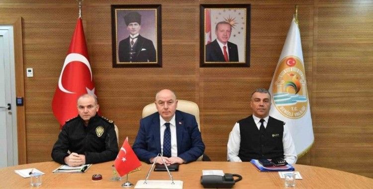 Vali Coşkun 2025 Nisan ayı asayiş verilerini paylaştı
