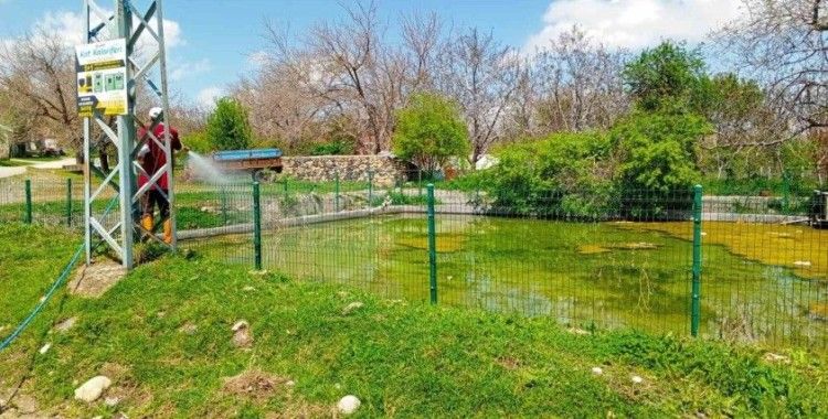 Elazığ’da larva ilaçlama çalışmaları sürüyor
