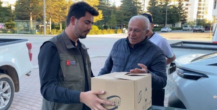 Konya’da bitkin halde bulunan delice doğan koruma altına alındı
