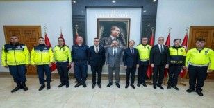 Trafik personeline başarı belgesi verildi
