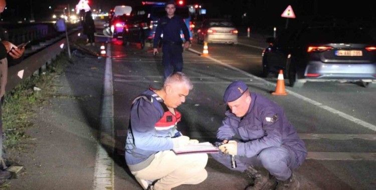 D-100 kara yolunda elektrikli bisiklet ile motosiklet çarpıştı: 1 ölü, 1 yaralı
