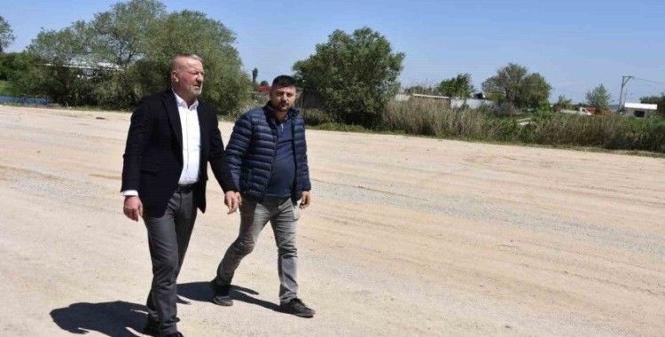 Belediyeden Ortasarıbey’e hizmet çıkarması
