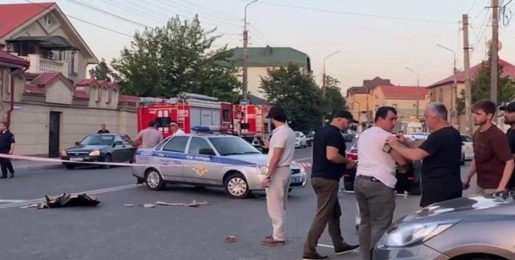 Dağıstan'da polis ekibine saldırı