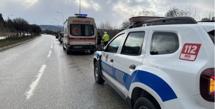 Bilecik’te motosiklet sürücüsü yaralandı

