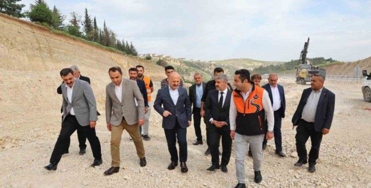 Vali Varol, Besni çevre yolunda incelemelerde bulundu
