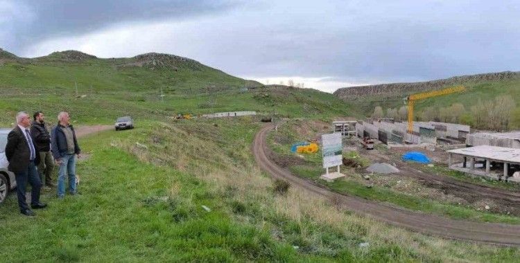 DSİ Kars Bölge Müdürü Kotan, Atıksı Arırtma Tesislerini inceledi
