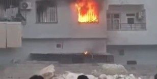 Şanlıurfa’da yangın paniği: Alev alev yanan daire küle döndü
