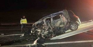 Ankara’da feci kaza... 2 otomobil kafa kafaya çarpıştı: 4 ölü, 1 yaralı
