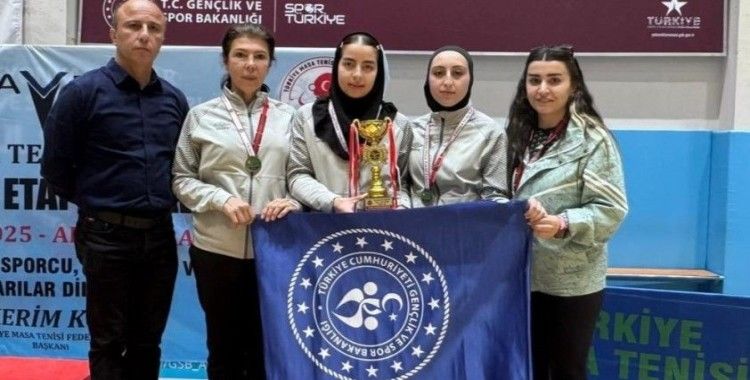 Elazığ masa tenisinde 1. Lige yükseldi
