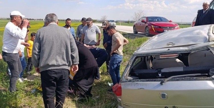 Kulu’da otomobil  takla attı: 1 yaralı
