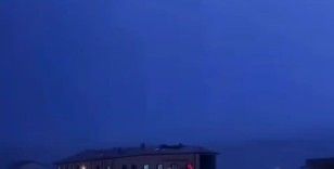 Karabük’te şimşekler görsel şölen oluşturdu
