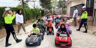 Kulu’da anaokulu öğrencilerine trafik güvenliği eğitimi
