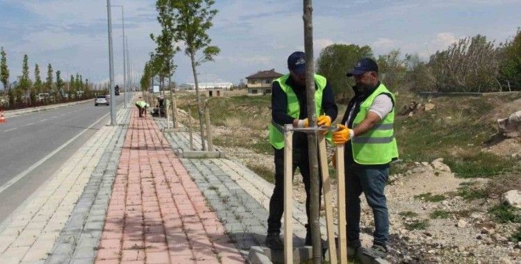 Van Büyükşehir Belediyesinden sahil yolunda çalışma
