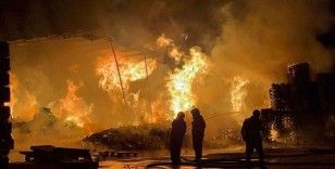 Bursa’da palet fabrikası alevlere teslim oldu
