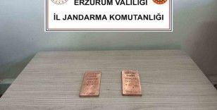 Jandarma Erzurum’da 2 kilo sahte külçe altın ele geçirdi
