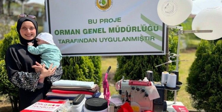 Orman köylüsü 11 kadınlara dikiş makinası
