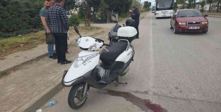 İki motosiklet çarpıştı: 2 yaralı
