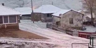 Balahor Yaylası’nda Mayıs ayında kar süprizi
