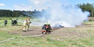 Balıkesir’de itfaiyeden yangına ilk müdahale eğitimi
