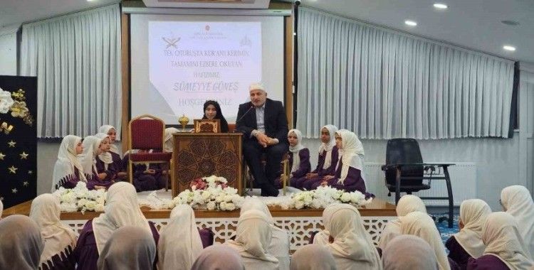 13 yaşında 1 günde hatim yaptı
