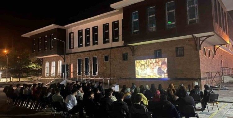 Gençlik Haftası’nda açık hava sineması gösterimi
