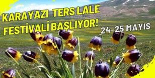 Karayazı ters lale festivali başlıyor;
