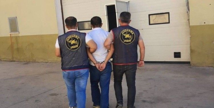 Hırsızlık suçundan aranan hükümlüyü jandarma yakaladı