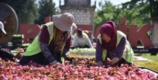 Bilecik’i süsleyen kadın çalışanlar
