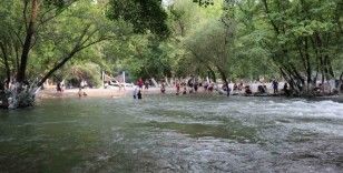 Bozdoğan’daki piknik alanı sıcak yaz günlerinde serinletiyor
