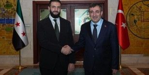 Cumhurbaşkanı Yardımcısı Yılmaz, Suriye Cumhurbaşkanı Şara ile görüştü