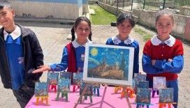 Minik eller sanatla buluştu
