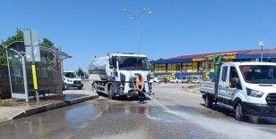 Van Büyükşehir Belediyesinden bayram temizliği çalışması
