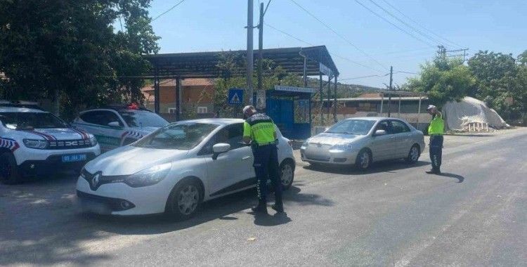 Jandarmadan havadan trafik denetimi
