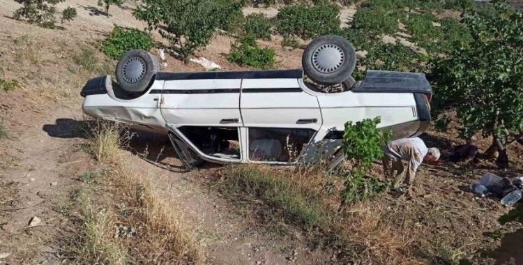 Adıyaman’da otomobil takla attı: 1 yaralı
