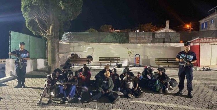 Zeytinlikteki 32 düzensiz göçmen yakalandı
