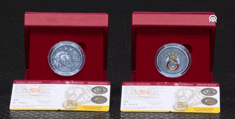 Darphane açıkladı: Galatasaray'a özel hatıra parası geliyor, 2 bin 250 TL'den satışta