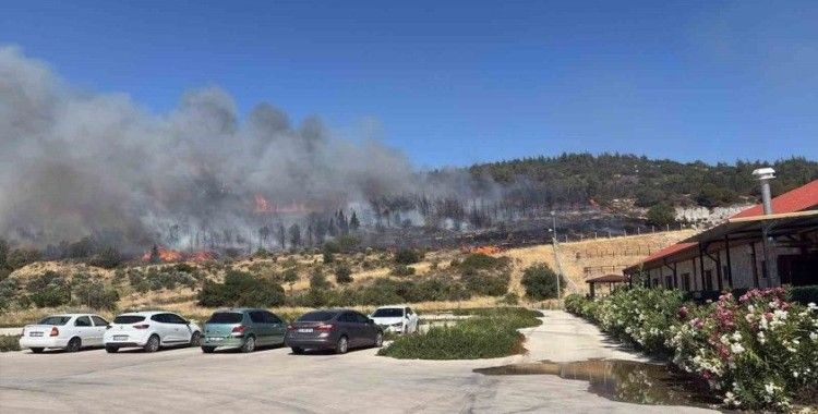 Menemen Belediyesi alevlere karşı tüm gücüyle savaştı
