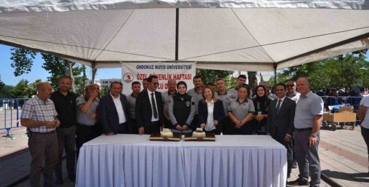 OMÜ’de Özel Güvenlik Haftası kutlandı
