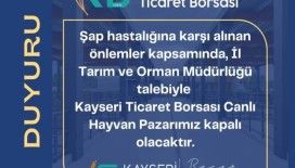 KTB Canlı Hayvan Pazarı’nda ’şap hastalığı’ önlemi
