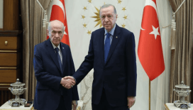 Cumhurbaşkanı Erdoğan, MHP lideri Bahçeli'yi kabul etti