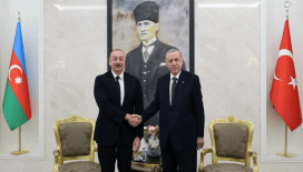 Cumhurbaşkanı Erdoğan, Azerbaycan Cumhurbaşkanı Aliyev ile görüştü
