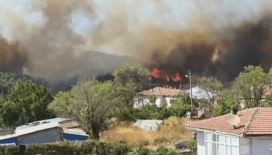 Çanakkale Gelibolu'da yeniden yangın çıktı: Müdahale sürüyor