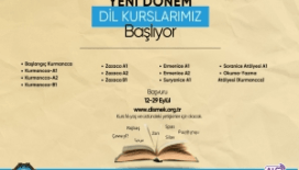 Dil kurslarında sonbahar dönemi kayıtları başladı