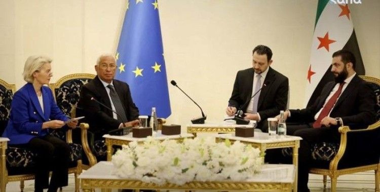 AB Komisyonu Başkanı Şam'da: Suriye'ye 722 milyon dolar yardım paketi açıklandı